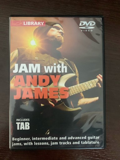 Zdjęcie oferty: jam with andy james gitara dvd wszystkie poziomy