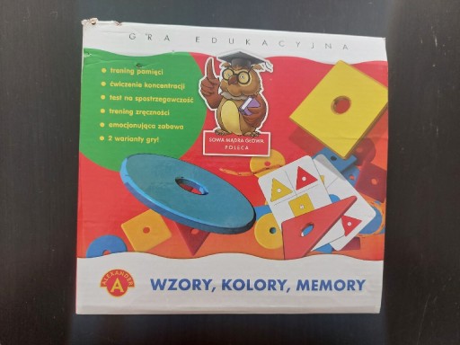 Zdjęcie oferty: Aleksander, Sowa Mądra Głowa- wzory, kolory, memo