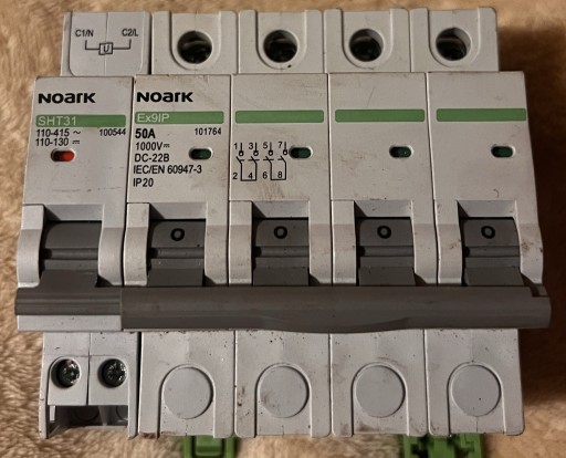 Zdjęcie oferty: Rozłącznik Noark 50A 1000V