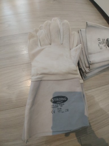 Zdjęcie oferty: Rękawice spawalnicze skórzane STRONG HANDdługie 10