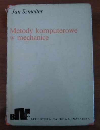 Zdjęcie oferty: BNI Metody komputerowe w mechanice