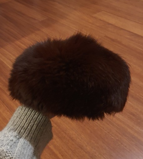 Zdjęcie oferty: czapka futrzana zimowa ciepła brązowa