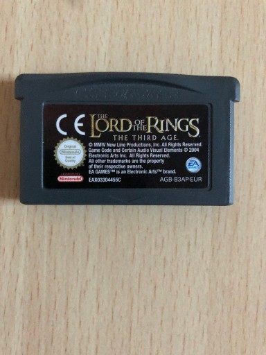 Zdjęcie oferty: The Lord of the Rings The Third Age - GBA