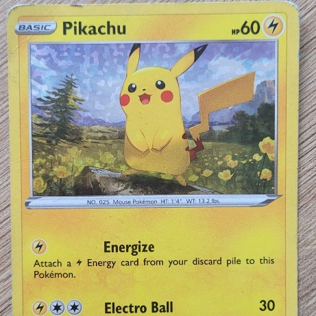 Zdjęcie oferty: Karta kolekcjonerska HOLO Pokemon Pikachu