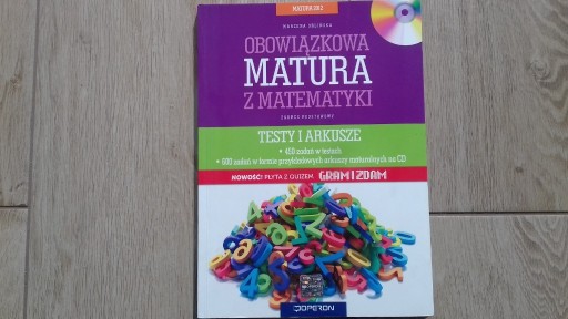 Zdjęcie oferty: Marzena Orlińska OBOWIĄZKOWA MATURA Z MATEMATYKI