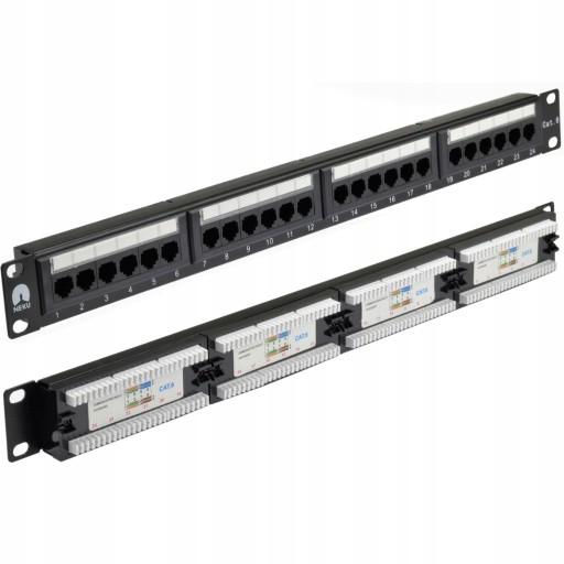 Zdjęcie oferty: NEKU Patch panel patchpanel RACK 19'' kat6 24p UTP