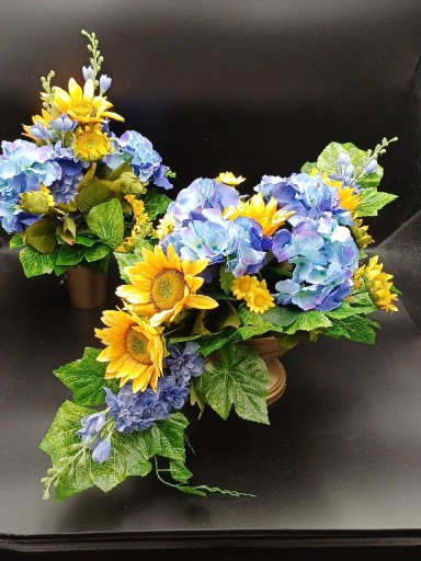 Zdjęcie oferty: Komplet nagrobny-stroik i bukiet do wazonu