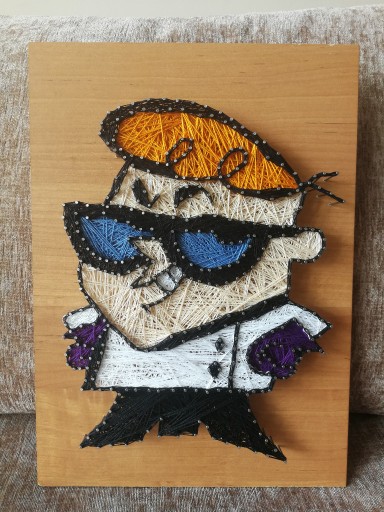 Zdjęcie oferty: Obrazek - String Art - Dexter