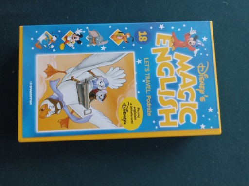 Zdjęcie oferty: VHS Disney Magic English 18 lets travel 