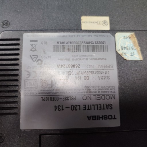 Zdjęcie oferty: Toshiba Satelitarne L30-134