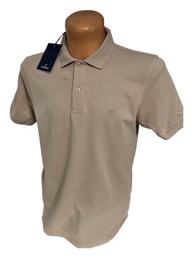 Zdjęcie oferty: Koszulka Polo męska Logo 2XL beżowy