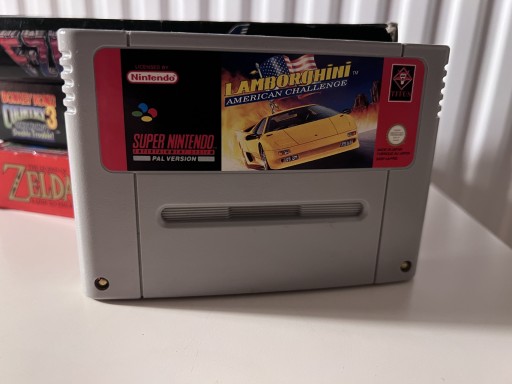 Zdjęcie oferty: Lamborghini American Challenge Gra Nintendo SNES