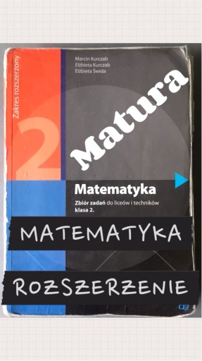 Zdjęcie oferty: Zbiór zadań matura rozszerzona Matematyka 2 Pazdro