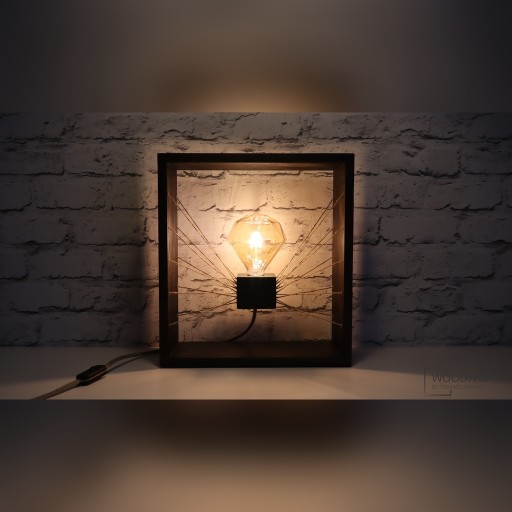 Zdjęcie oferty: Lampa drewniana, handmade.