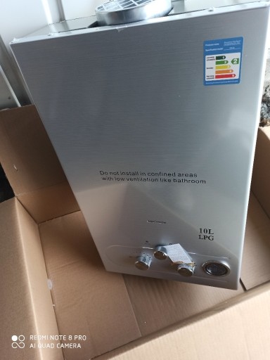 Zdjęcie oferty: Podgrzewacz wody piec gazowy butla LPG JSD20 10L/min