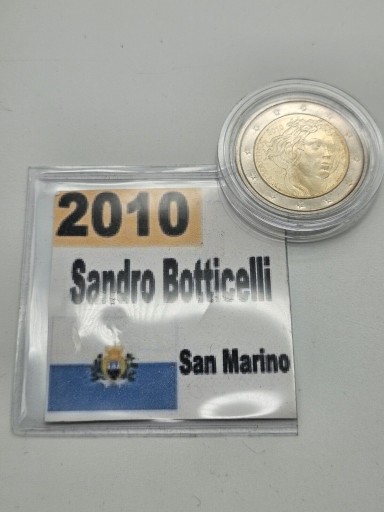Zdjęcie oferty: 2 euro San Marino 2010 Sandro Botticelli 