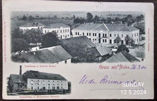 Zdjęcie oferty: Nisko - szkoła ludowa, hotel, fabryka Holzdraht