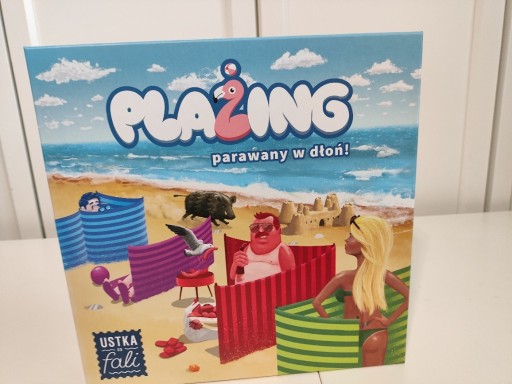 Zdjęcie oferty: Plażing: parawany w dłoń (edycja wspieram.to) - gra planszowa