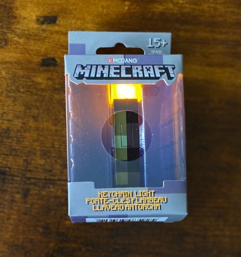 Zdjęcie oferty: Minecraft Brelok Pochodnia Lampka