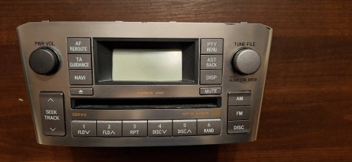 Zdjęcie oferty: RADIO CD TOYOTA AVENSIS T25 86120-05120 w58831