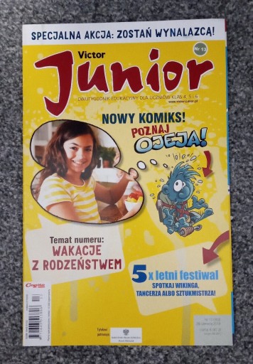 Zdjęcie oferty: Magazyn VICTOR JUNIOR nr 13/2018 Przygody Ojeja