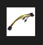 Zdjęcie oferty: BTC ETH koparka - kabel do grafiki z zasilania CPU