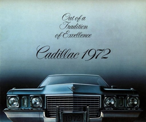 Zdjęcie oferty: 1972 Cadillac prospekt broszura katalog