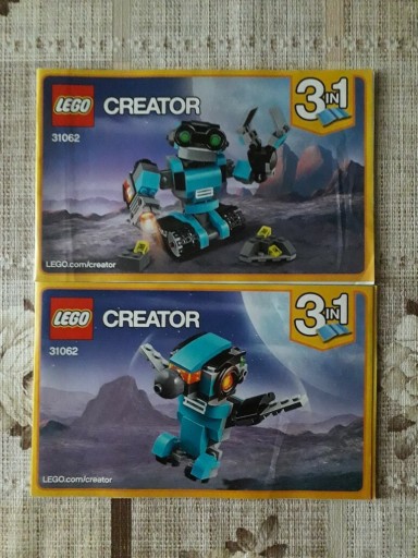 Zdjęcie oferty: Lego Creator 3w1 31062 instrukcja 