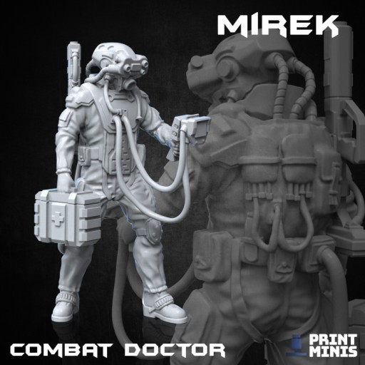 Zdjęcie oferty: Mirek - Combat Doctor - Print Minis 