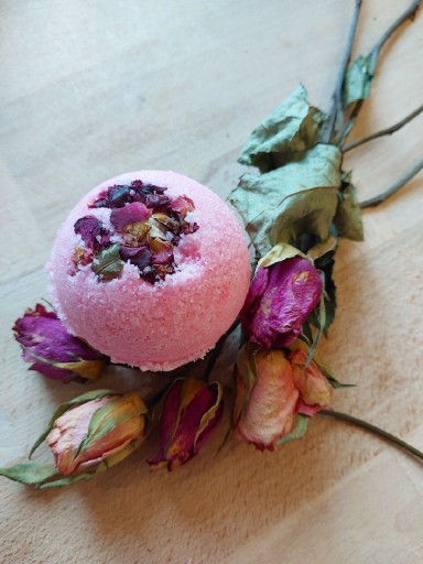 Zdjęcie oferty: Kula do kąpieli, handmade, różana, róża