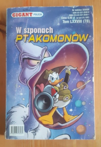 Zdjęcie oferty: W SZPONACH PTAKOMONÓW GIGANT POLECA TOM 78