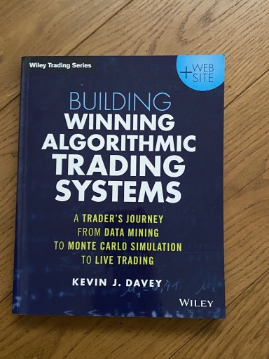 Zdjęcie oferty: Building winning algorithmic trading systems 