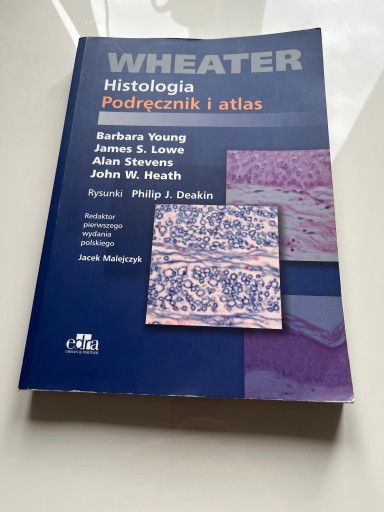 Zdjęcie oferty: Wheater histologia podręcznik i atlas