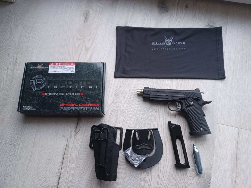 Zdjęcie oferty: Pistolet replika Colt 1911 KING ARMS Night Shrike 