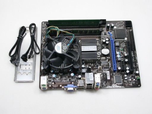 Zdjęcie oferty: Płyta główna MSI G41M-SP20 MS-7592 - Intel DualCore E6600 - RAM 3GB