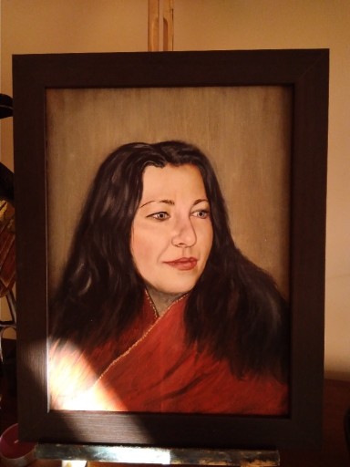 Zdjęcie oferty: Portret olejny ręcznie malowany ze zdjecia