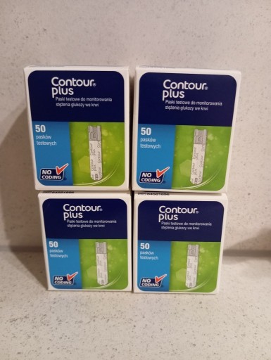 Zdjęcie oferty: Paski do pomiaru GLUKOZY CONTOUR PLUS  50 szt 