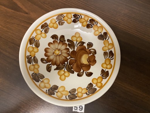 Zdjęcie oferty: Talerz porcelana KOŁO fajans PRL 