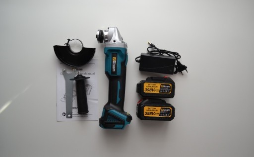 Zdjęcie oferty: Szlifierka Gisam 125mm + 2x akumulator, ładowarka | bezszczotkowa