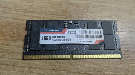 Zdjęcie oferty: Pamięć RAM DDR5 16GB 4800MHz
