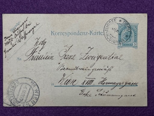 Zdjęcie oferty: 1 karta pocztowa  1906 r