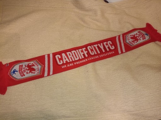 Zdjęcie oferty: [UNIKAT]Szalik Cardiff City.ZOBACZ!Niezniszczony!