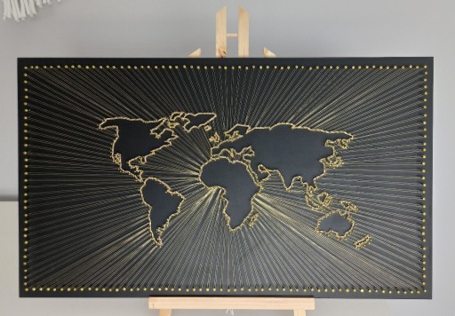 Zdjęcie oferty: Mapa string art  