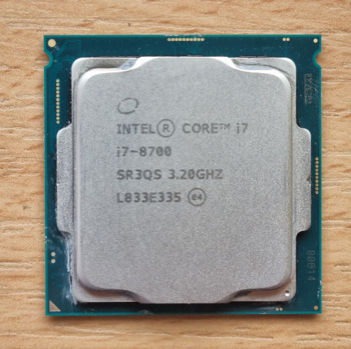 Zdjęcie oferty: Intel i7-8700 SR3QS 6 rdzeni 12 wątków Socket 1151