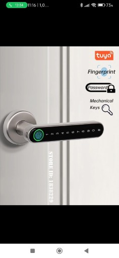 Zdjęcie oferty: Klamka Smart Lock czytnik linii papilarnych 