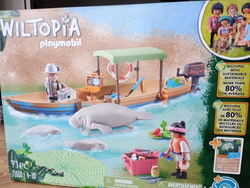 Zdjęcie oferty: Playmobil Wiltopia Wycieczka łodzią manatów 71010