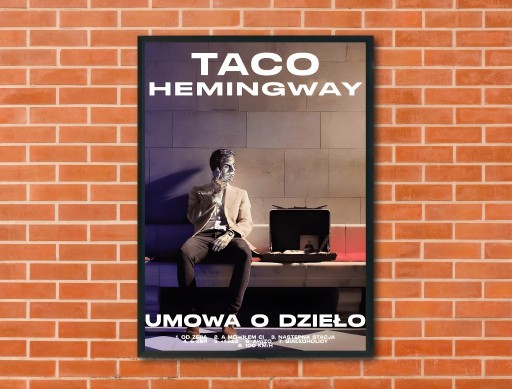 Zdjęcie oferty: Plakat Taco Hemingway - Umowa o dzieło