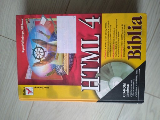 Zdjęcie oferty: HTML 4 BIBLIA Helion używana, bez płyty cd