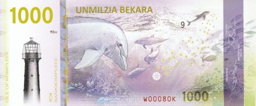 Zdjęcie oferty: Wyspa Komplece 1000 Bekara, ptak, delfin