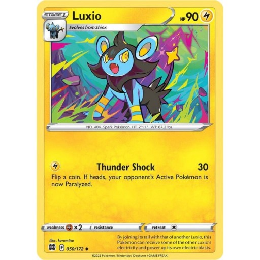 Zdjęcie oferty: Karta Pokemon 050/172 Luxio